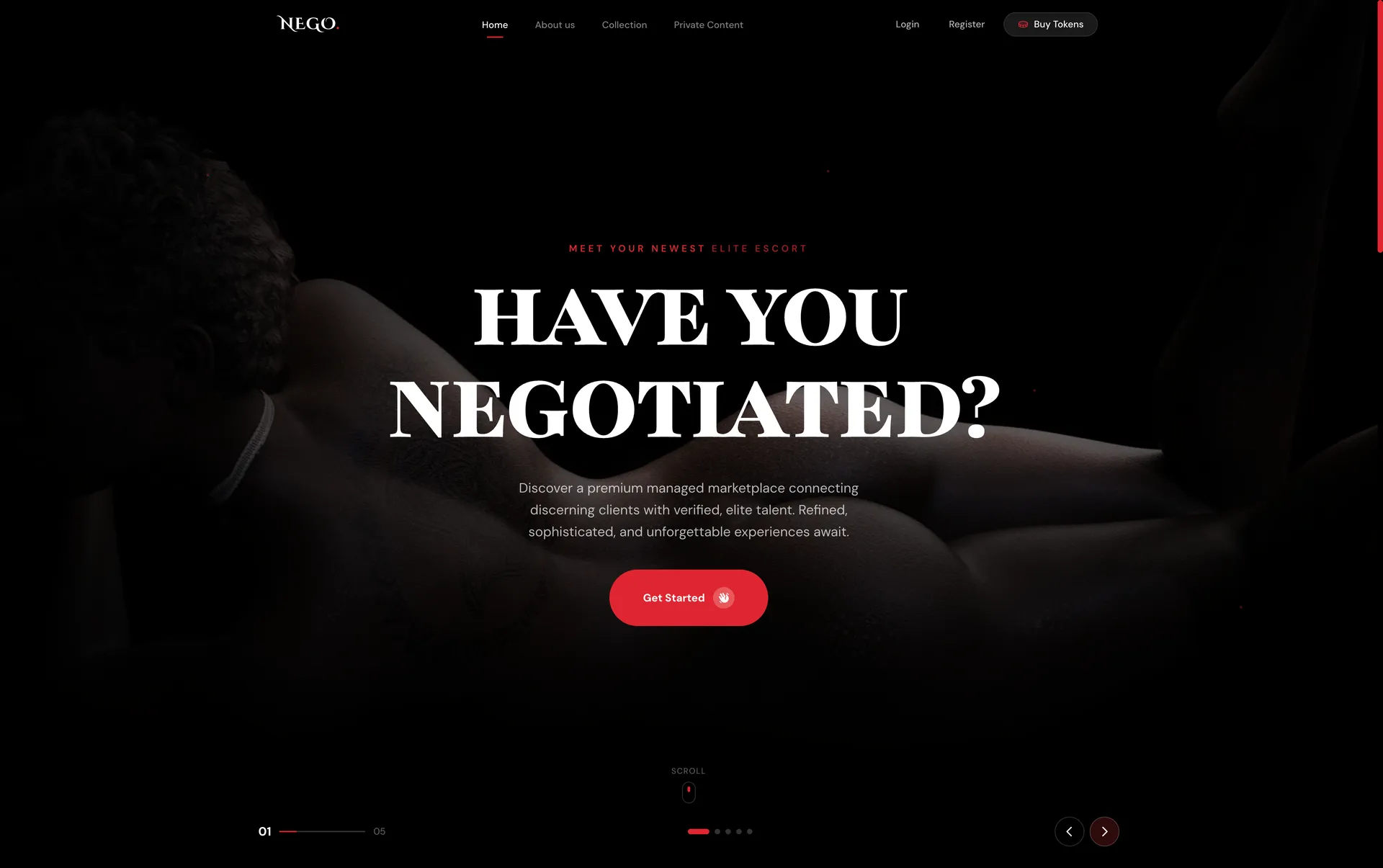 Nego - Premium Managed Talent Marketplace screenshot